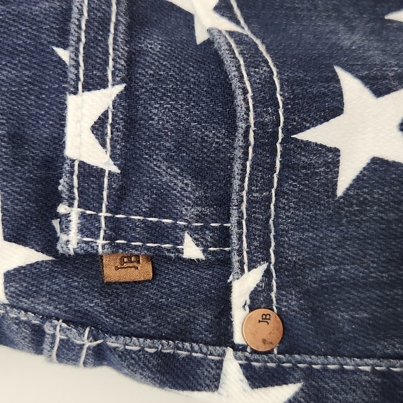 Judy Blue High Rise Americana Jean Shorts Size 1XL - Picture 5 of 14